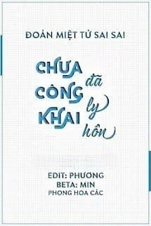Chưa Công Khai Đã Ly Hôn